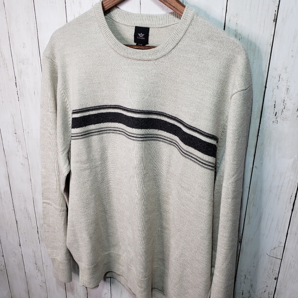 New! Dockers Men's Crewneck Striped Sweater Sz XL - Picture 2 of 6
